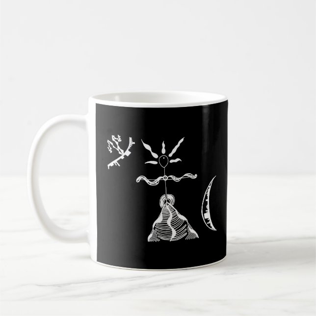 Connect to Heaven and Earth  Coffee Mug (Left)