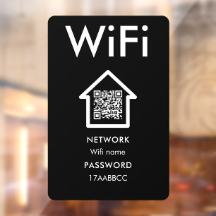 Connect To Wifi   Scan To Connect Guest Room Black