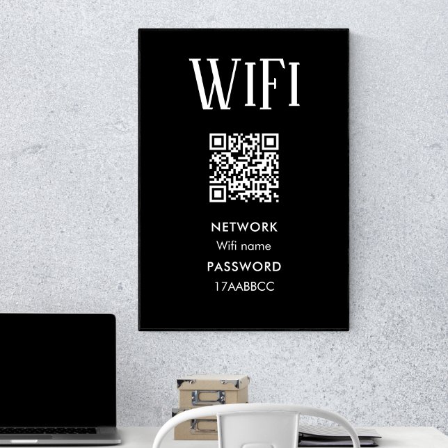 Connect To Wifi | Scan To Connect Wifi Password Poster (Creator Uploaded)