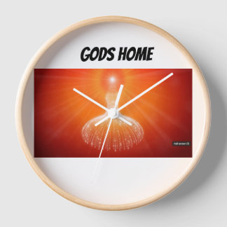 Connect with God design wall clock