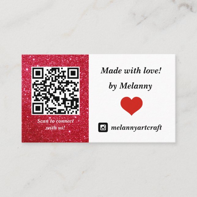 Connect with us Christmas Packaging Inserts (Front)