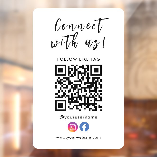 Connect With Us Facebook Instagram Qr Code (Sheet 2)
