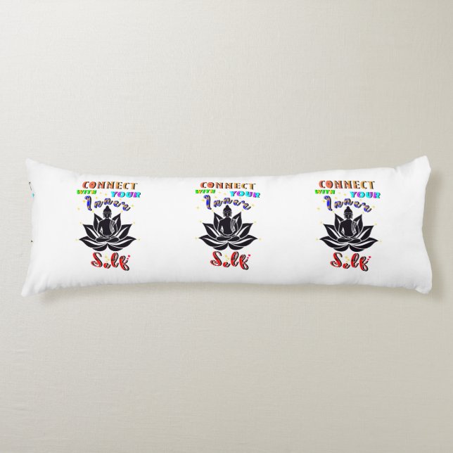 Connect With Your Inner Self Body Cushion (Front)