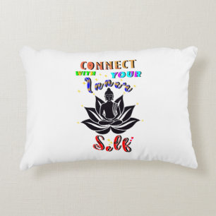Connect With Your Inner Self Decorative Cushion