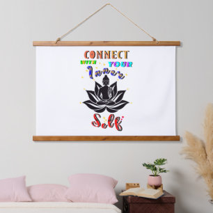 Connect With Your Inner Self Hanging Tapestry