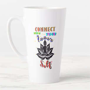 Connect With Your Inner Self Latte Mug