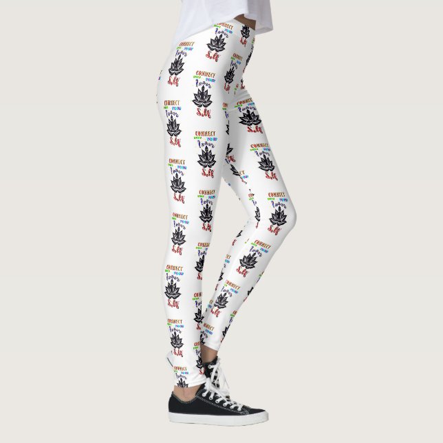 Connect With Your Inner Self Leggings (Right)