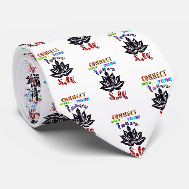 Connect With Your Inner Self Tie (Rolled)