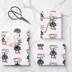 Connect With Your Inner Self Wrapping Paper Sheet