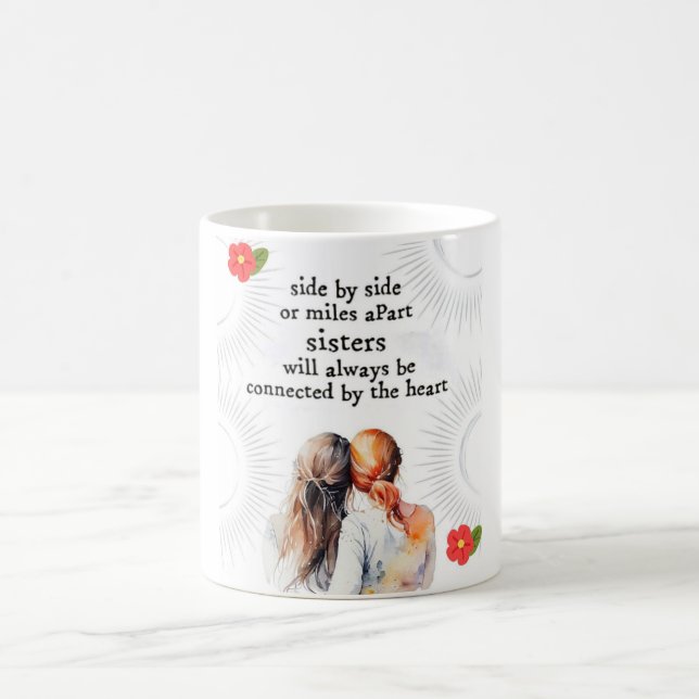 Connected By The Heart Sisters Mug (Center)
