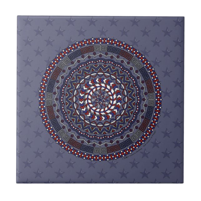 Connected Independence Day Tile (Front)