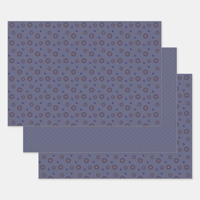 Connected Independence Day Wrapping Paper Set (Set)