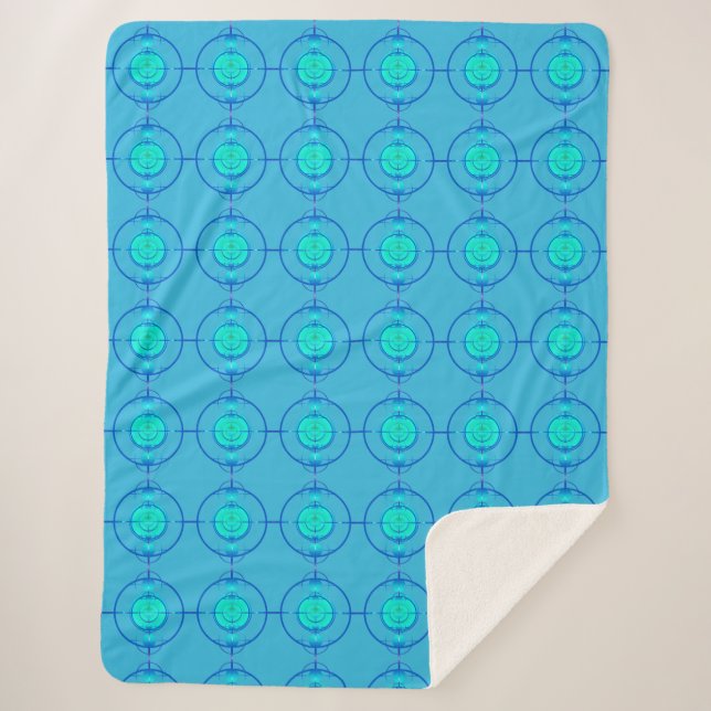 Connected Minds (Day Version) Sherpa Blanket (Front)