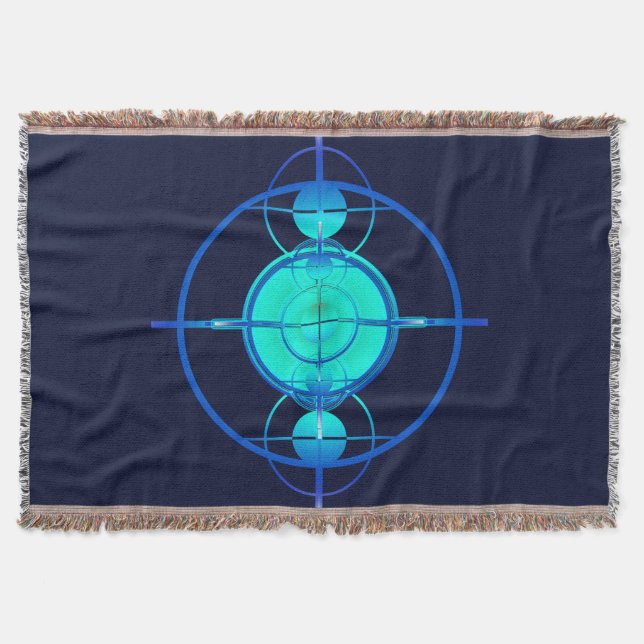 Connected Minds (Night Version) Throw Blanket (Front)