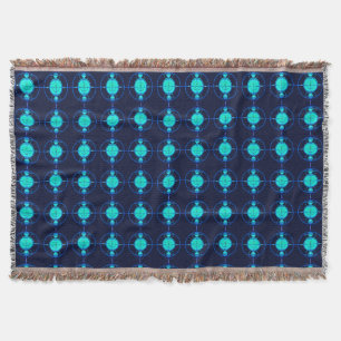 Connected Minds (Night Version) Throw Blanket