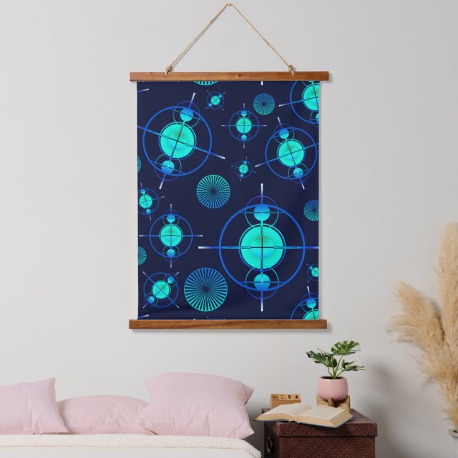 Connected Minds Pattern 2 Hanging Tapestry (Bedroom)