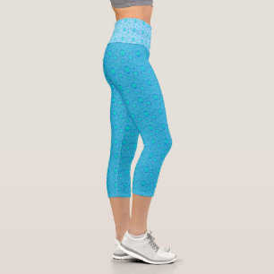 Connected Minds Pattern Capri Leggings