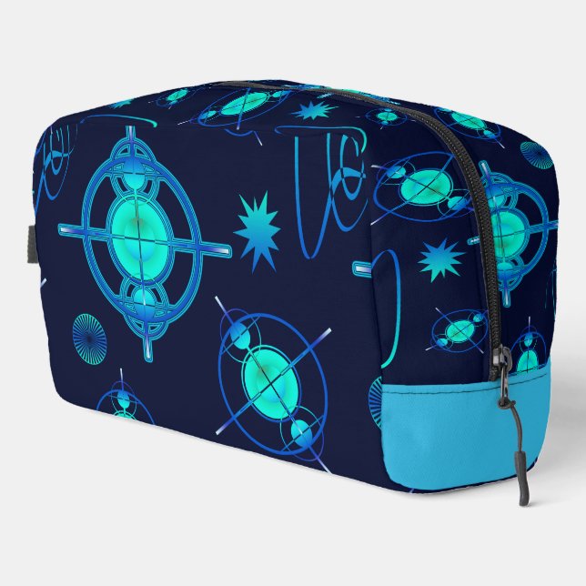 Connected Minds Pattern Dopp Kit (Right Corner)