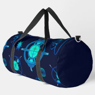Connected Minds Pattern Duffle Bag