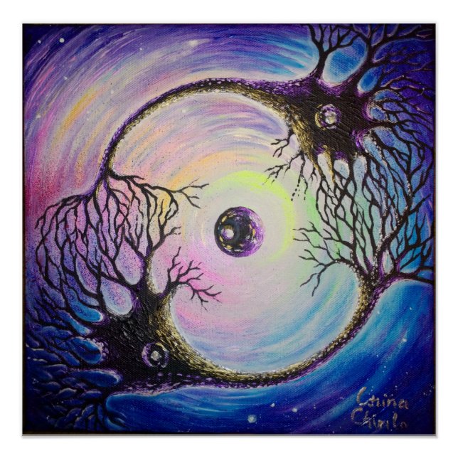 Connected neurons poster (Front)