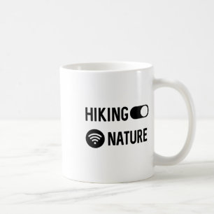 Connected To Nature Hiking Hiker Coffee Mug