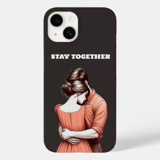 Connected Two Hearts| Stay Together Design Case-Mate iPhone 14 Case