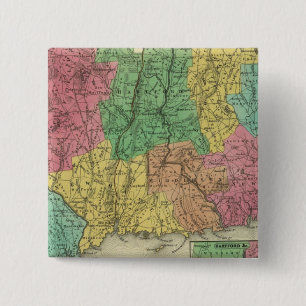 Connecticut 10 15 cm square badge