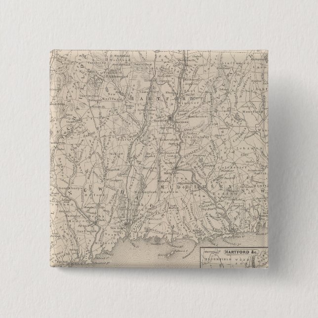 Connecticut 3 15 cm square badge (Front)