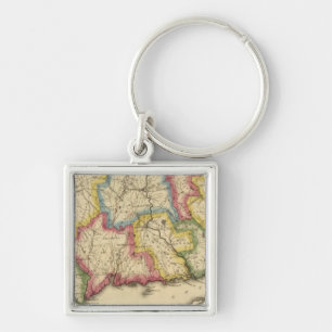 Connecticut 5 key ring
