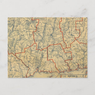 Connecticut 6 postcard