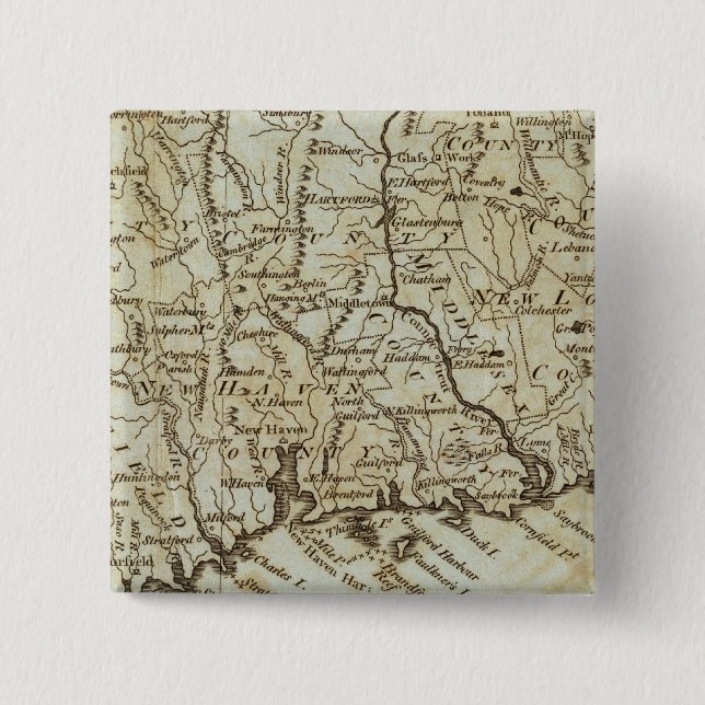 Connecticut 7 15 cm square badge (Front)