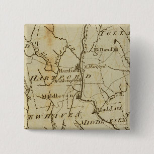 Connecticut 8 15 cm square badge