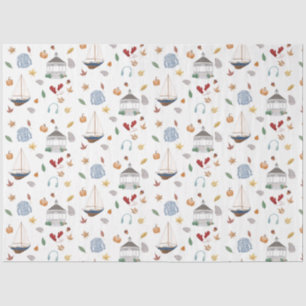 Connecticut Autumn in New England Tissue Paper