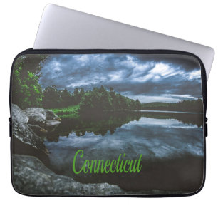 Connecticut Beutiful Lake Trees Laptop Sleeve