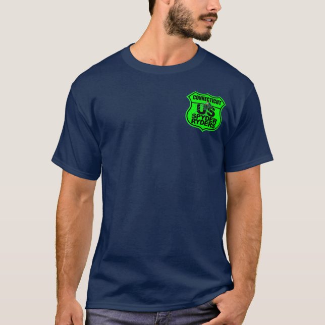 Connecticut Chapter - Logo Pocket Green T-Shirt (Front)