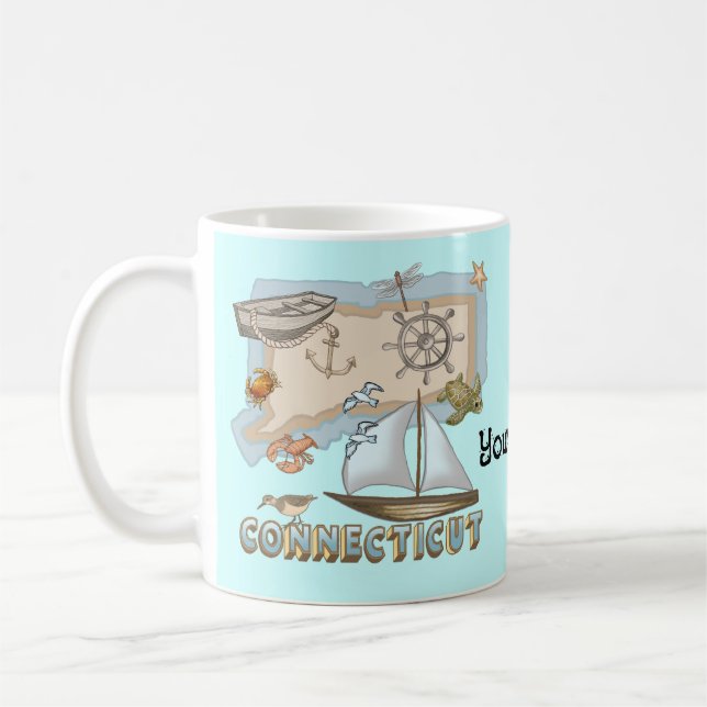 Connecticut Coffee Mug (Left)