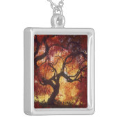 Connecticut: Darien, Japanese maple 'Acer Silver Plated Necklace (Front Left)