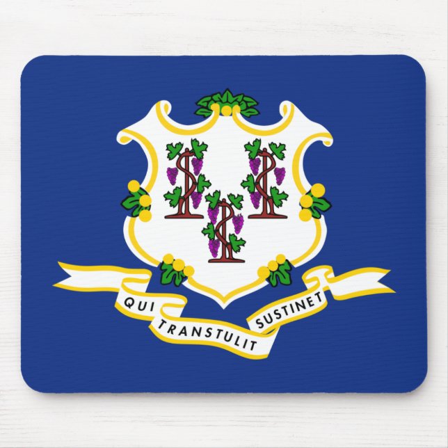 Connecticut Flag Mouse Pad (Front)