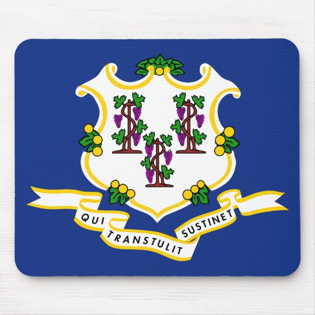CONNECTICUT FLAG MOUSE PAD (Front)