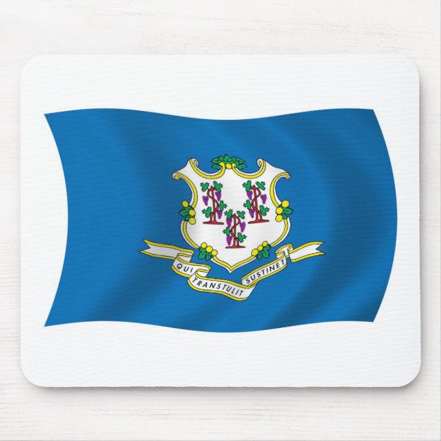 Connecticut Flag Mousepad (Front)