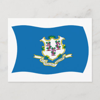 Connecticut Flag Postcard