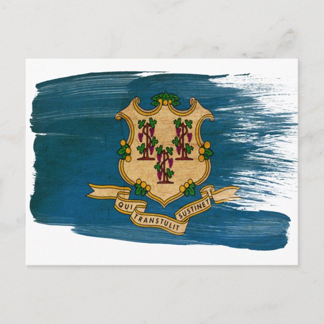 Connecticut Flag Postcards (Front)