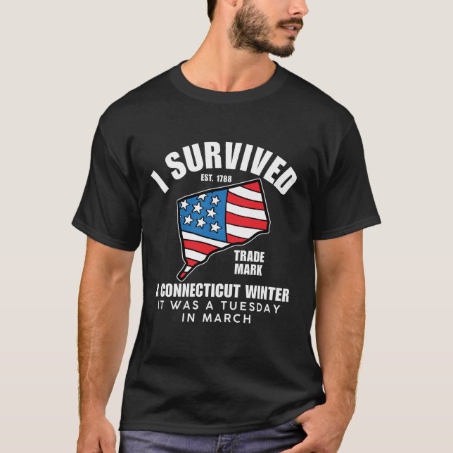 Connecticut flag T-Shirt (Front)
