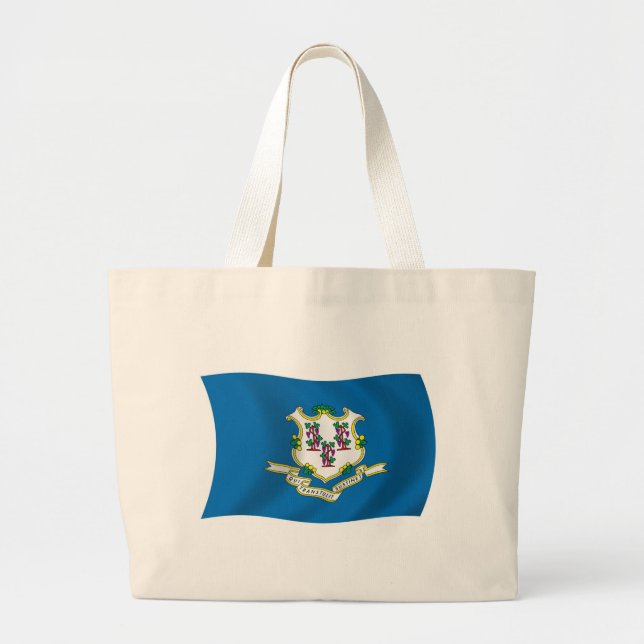 Connecticut Flag Tote Bag (Front)