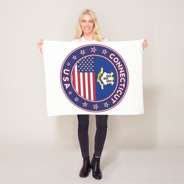 Connecticut  fleece blanket (In Situ)