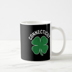 Connecticut Gift St. Patrick's Day Shamrock Irish- Coffee Mug