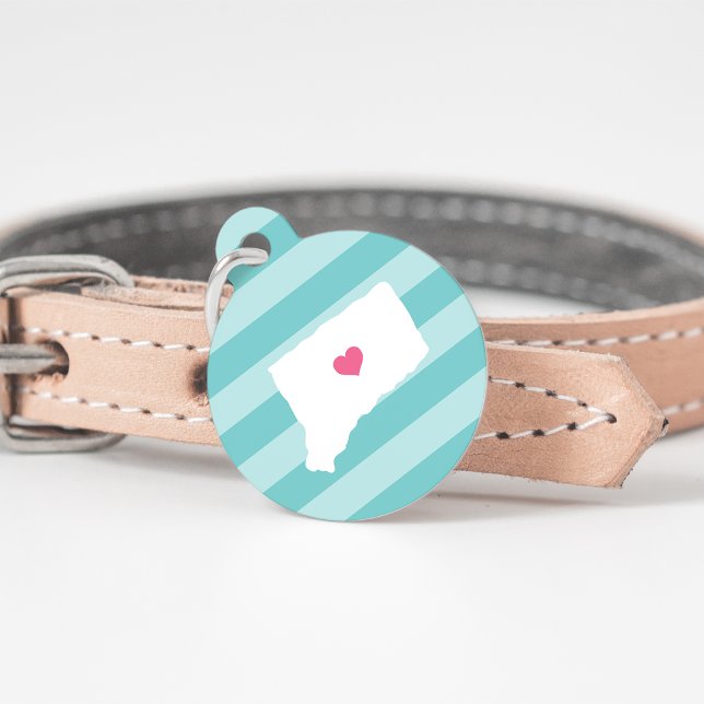 Connecticut Heart Pet Tag (Creator Uploaded)