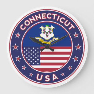 Connecticut Large Clock