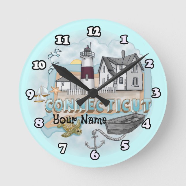 Connecticut Lighthouse clock (Front)