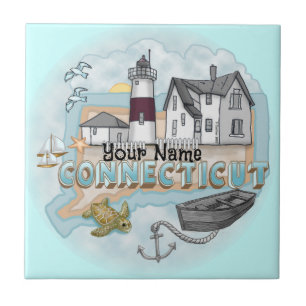 Connecticut Lighthouse tile